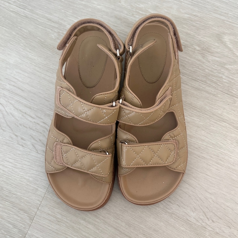 Tony bianco BEIGE STRAP ON VELCRO SANDALS TONY BIANCO USED 1